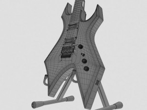 bc rich warlock Modelo 3D