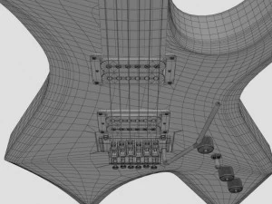 bc rich warlock 3D Model