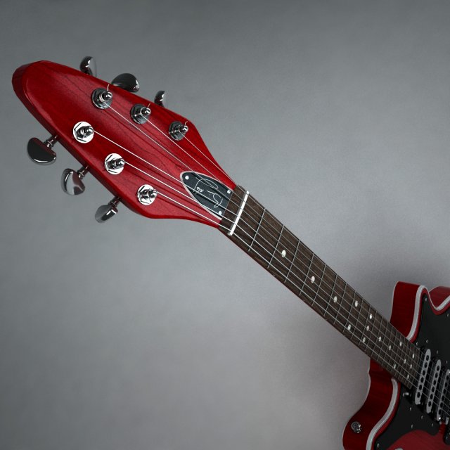 brian may guitar 3D Model