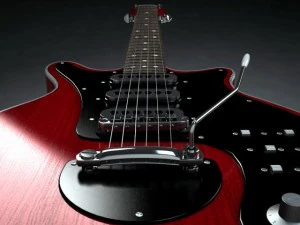brian may guitar 3D Model
