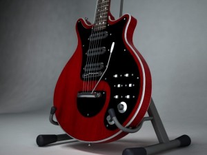 brian may guitar 3D Модель