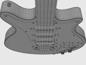 brian may guitar 3D Model