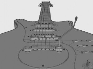 brian may guitar 3D Модель