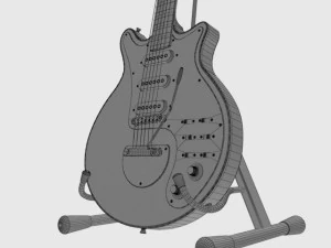 brian may guitar 3D Model