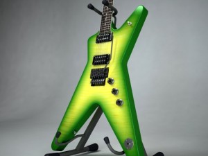 dean guitar dimebag darrell Model 3D