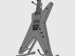 dean guitar dimebag darrell 3D Model