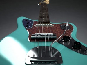 fender jaguar 3Dモデル