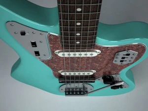 fender jaguar 3D Model