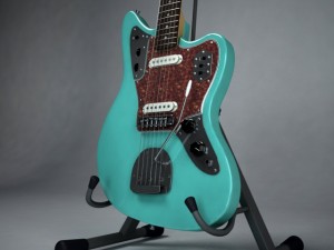 fender jaguar 3Dモデル