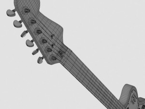 fender jaguar 3Dモデル