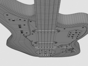 fender jaguar 3Dモデル