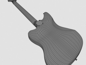 fender jaguar 3Dモデル