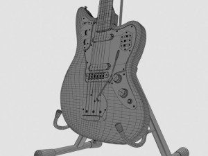 fender jaguar 3Dモデル