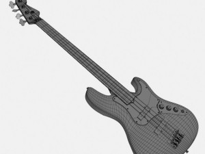 fender jazz bass Modèle 3D