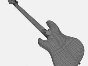 fender jazz bass Modèle 3D