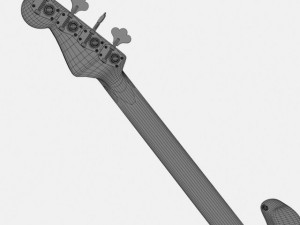 fender jazz bass Modèle 3D