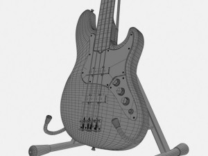 fender jazz bass Modèle 3D