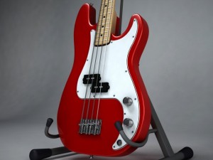 fender precision bass 3D Model