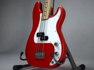 fender precision bass 3D Model
