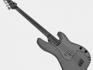 fender precision bass 3D Model