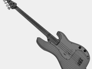 fender precision bass 3D Model