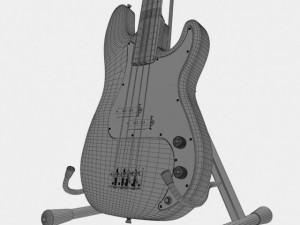 fender precision bass 3D Model