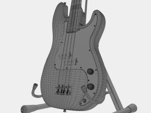 fender precision bass 3D Model