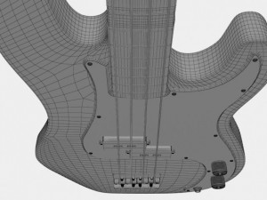 fender precision bass 3D Model