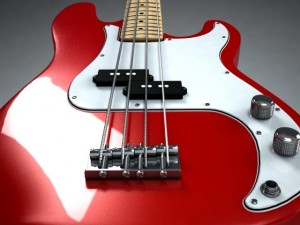 fender precision bass 3D Model