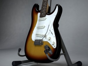 fender stratocaster 3D मॉडल