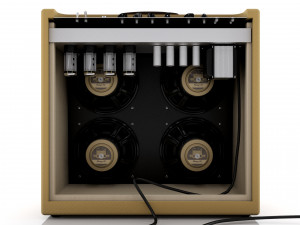 Fender bassman amps 3D Model