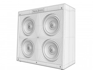 Fender bassman amps 3D Model