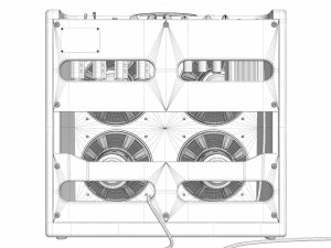 Fender bassman amps 3D Model