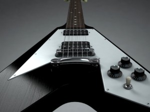 gibson flying v 3D Modell