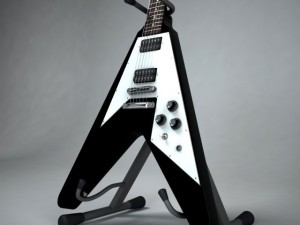 gibson flying v 3D Modell