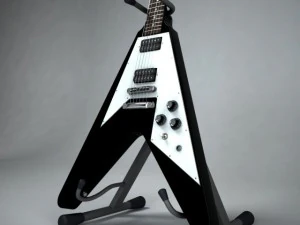 gibson flying v 3D Model