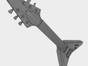gibson flying v 3D Modell