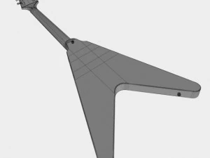 gibson flying v 3D Model