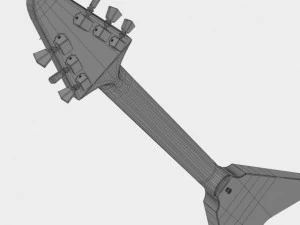 gibson flying v 3D Model