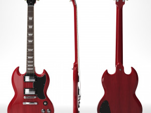 Gibson sg 68 3Dモデル