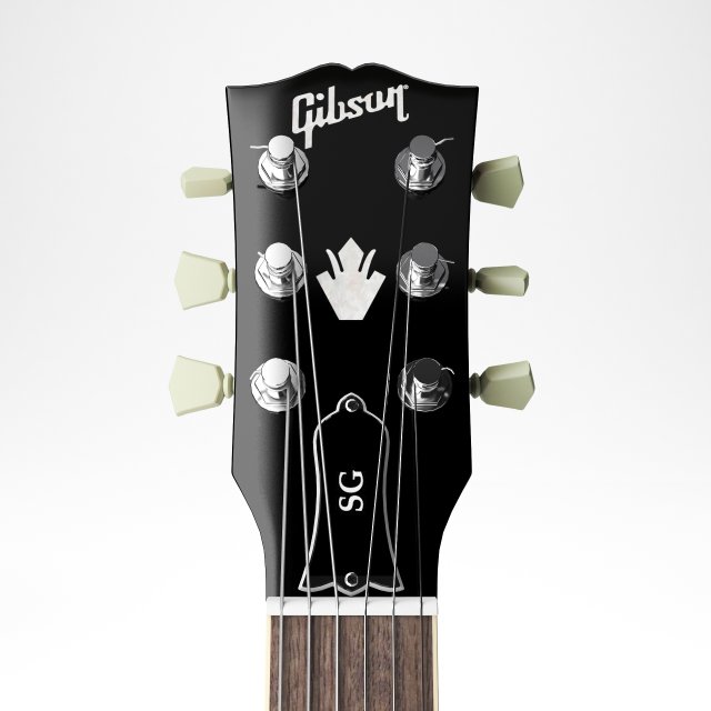 Gibson sg 68 3D Model in Gitar 3DExport
