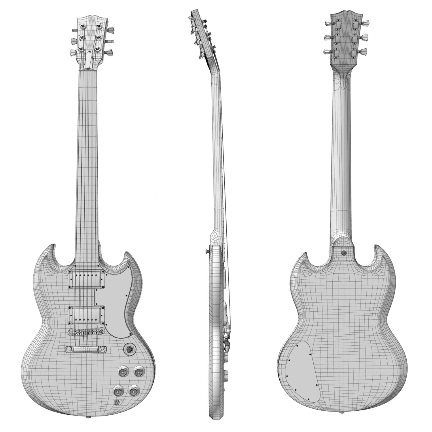 Gibson sg drawing sales