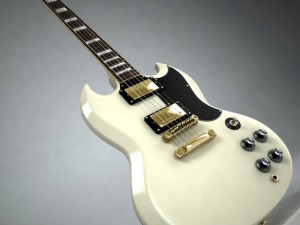 gibson sg custom 3D Модель