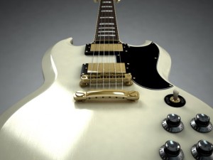 gibson sg custom Modèle 3D