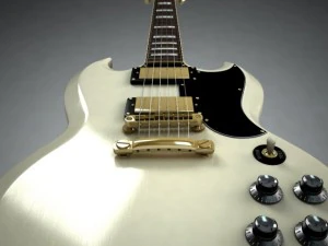 gibson sg op maat 3D Model