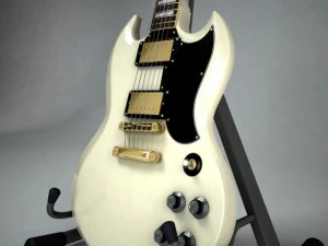 gibson sg op maat 3D Model