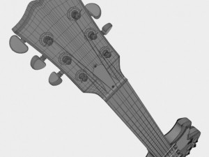 gibson sg custom Modèle 3D