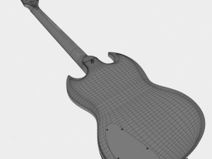 gibson sg custom Modèle 3D