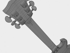 gibson sg custom Modèle 3D