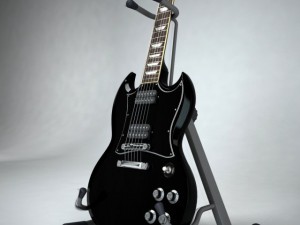 gibson sg standard 3D Модель